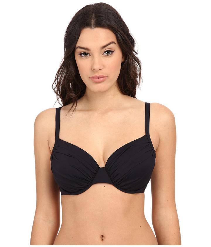 Bleu Rod Beattie - Gilt Trip Shirred Underwire D Cup Top