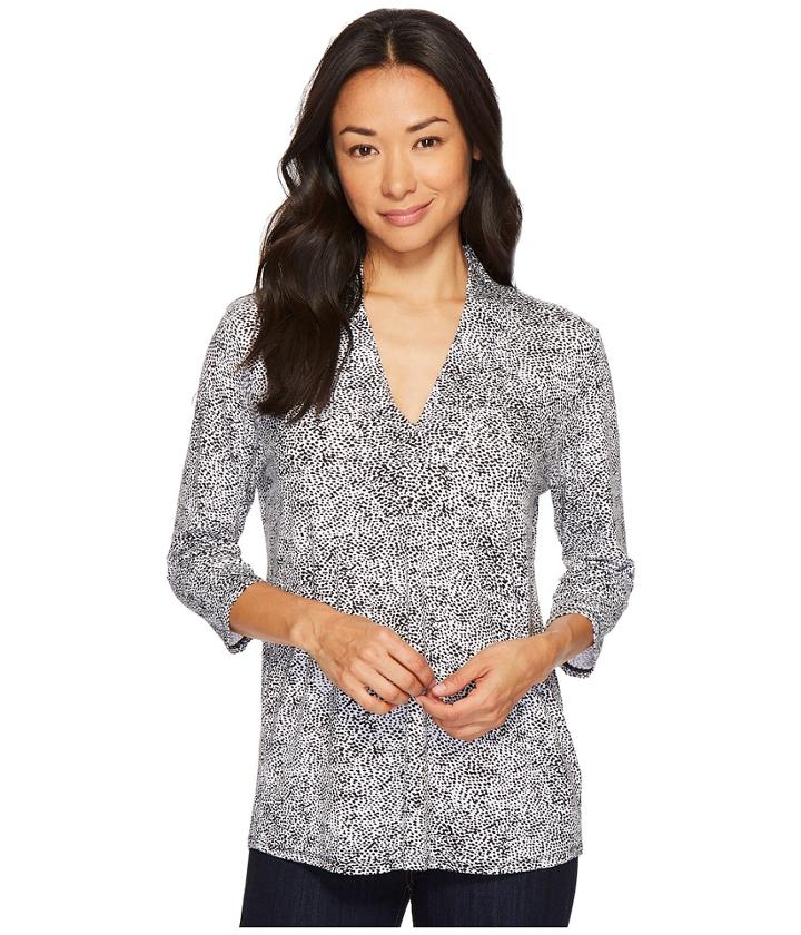 Fdj French Dressing Jeans - Dotti Dot Print V-neck Top