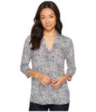Fdj French Dressing Jeans - Dotti Dot Print V-neck Top