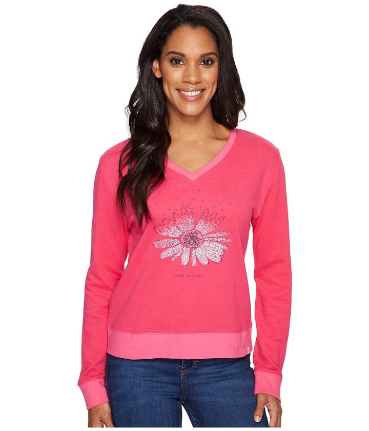 Life Is Good - Flower Summertime Sweatshirt