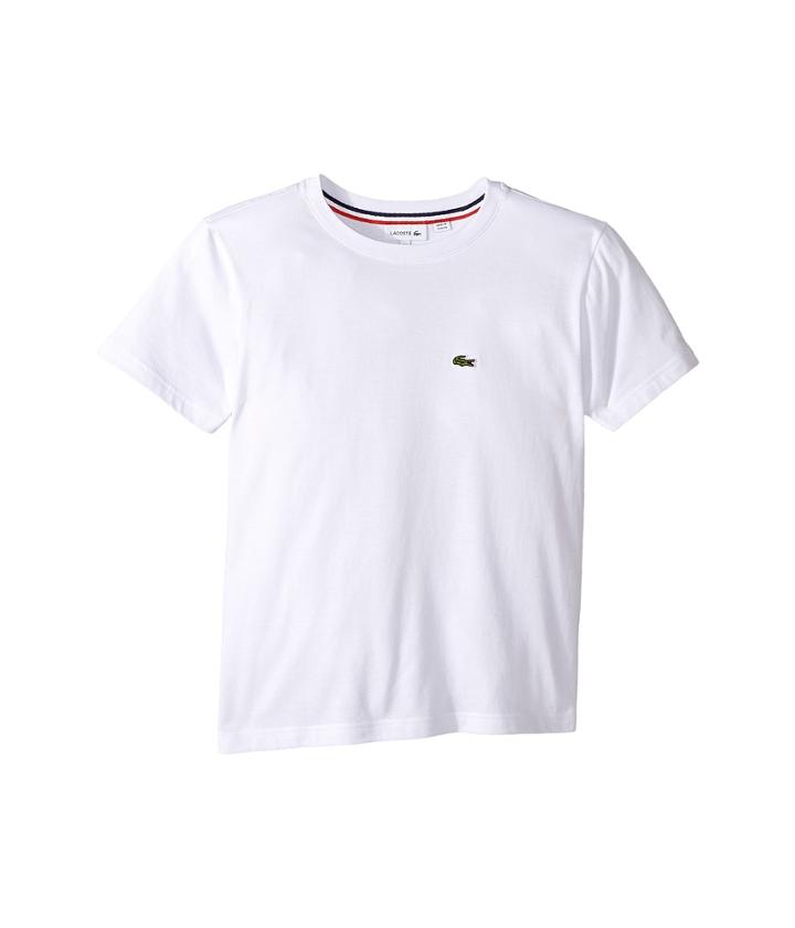 Lacoste Kids - Short Sleeve Solid Crew T-shirt