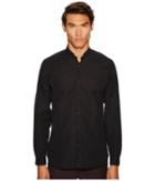 The Kooples - Single-colour Shirt With Officer Collar And Skull Push Buttons