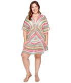 Bleu Rod Beattie - Plus Size In Living Color Caftan Cover-up