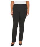Nydj Plus Size - Plus Size Ponte Trousers In Heathered Charcoal
