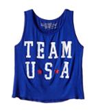The Original Retro Brand Kids - Team Usa Rayon Swingy Tank Top