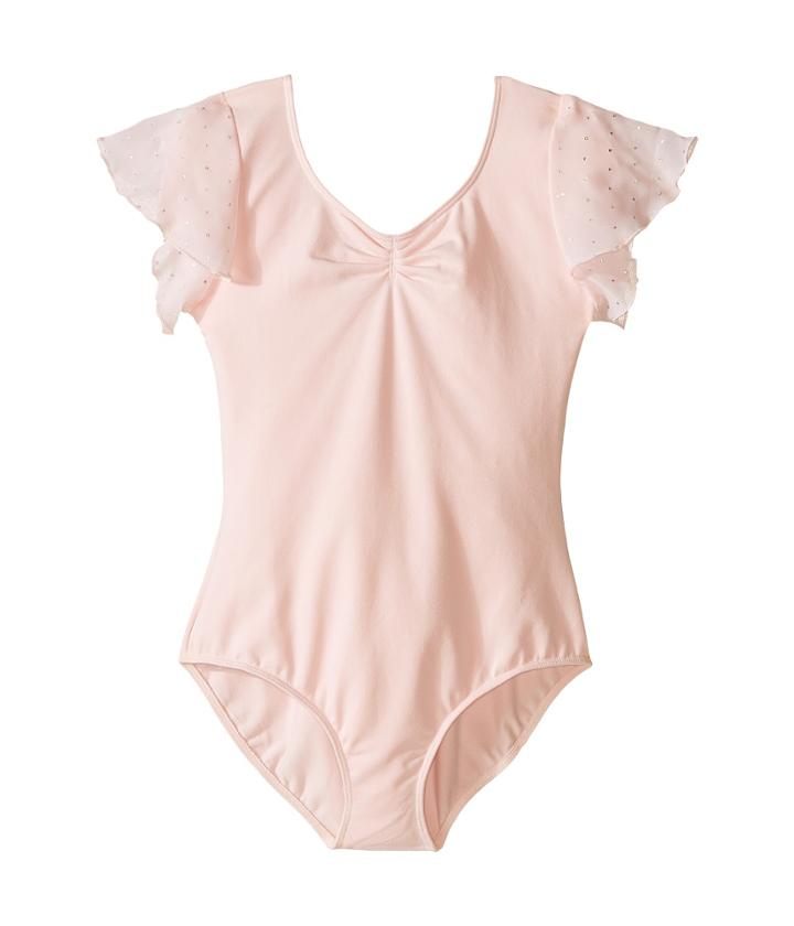 Bloch Kids - Flutter Sleeve Leotard With Sequin Dot