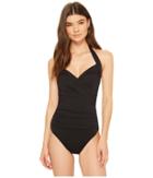 Lauren Ralph Lauren - Beach Club Goddess Halter One-piece Slimming Fit W/ Soft Cups