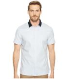Perry Ellis - Short Sleeve Stretch Knit Collar Shirt