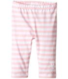 Fendi Kids - Striped Leggings W/ Floral Logo Detail