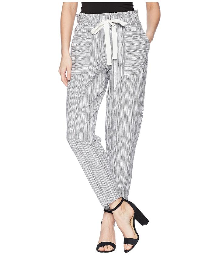 Two By Vince Camuto - Slim Leg Pull-on Drawstring Stripe Pants