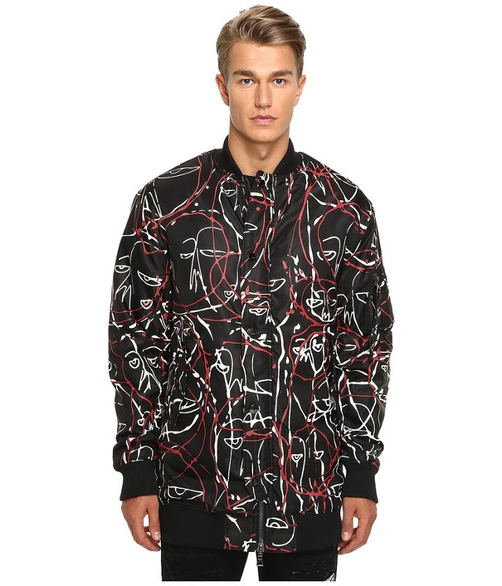Haculla - One Of A Kind Bloodwork Drop Sleeve Bomber