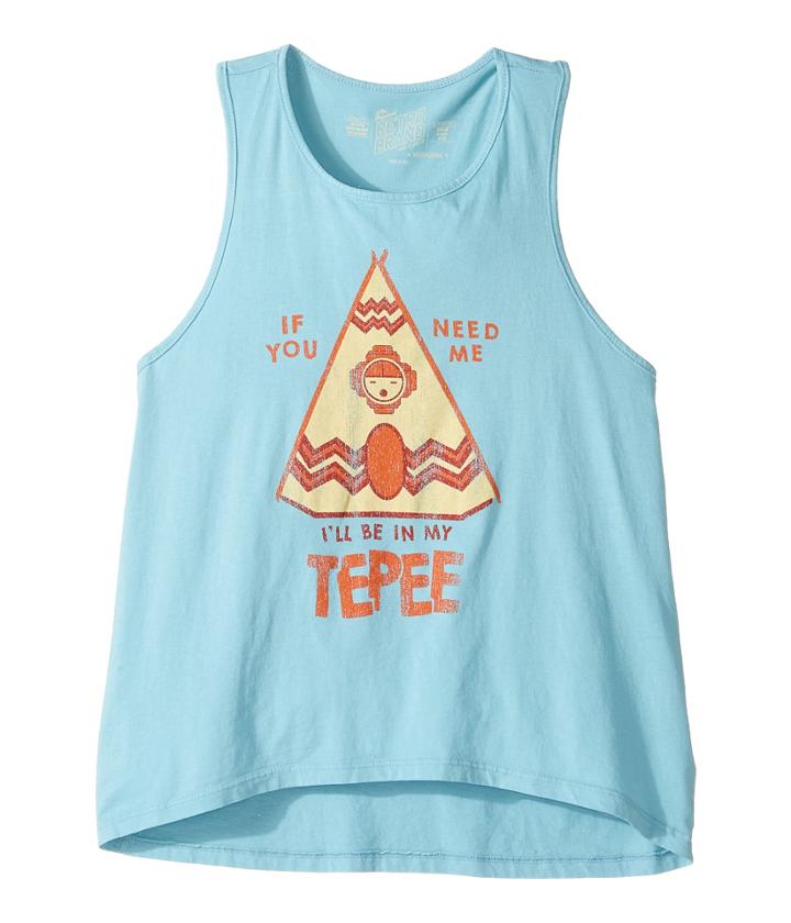 The Original Retro Brand Kids - High Neck Racerback Tepee Tank Top