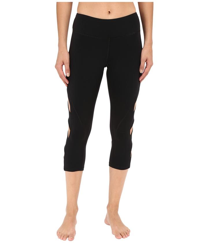 Pink Lotus - Keep It On Time Attitude Solid Performance Capris