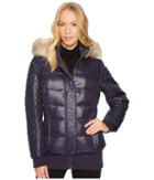 Lauren Ralph Lauren - Diamond Sleeve Button Front W/ Knit