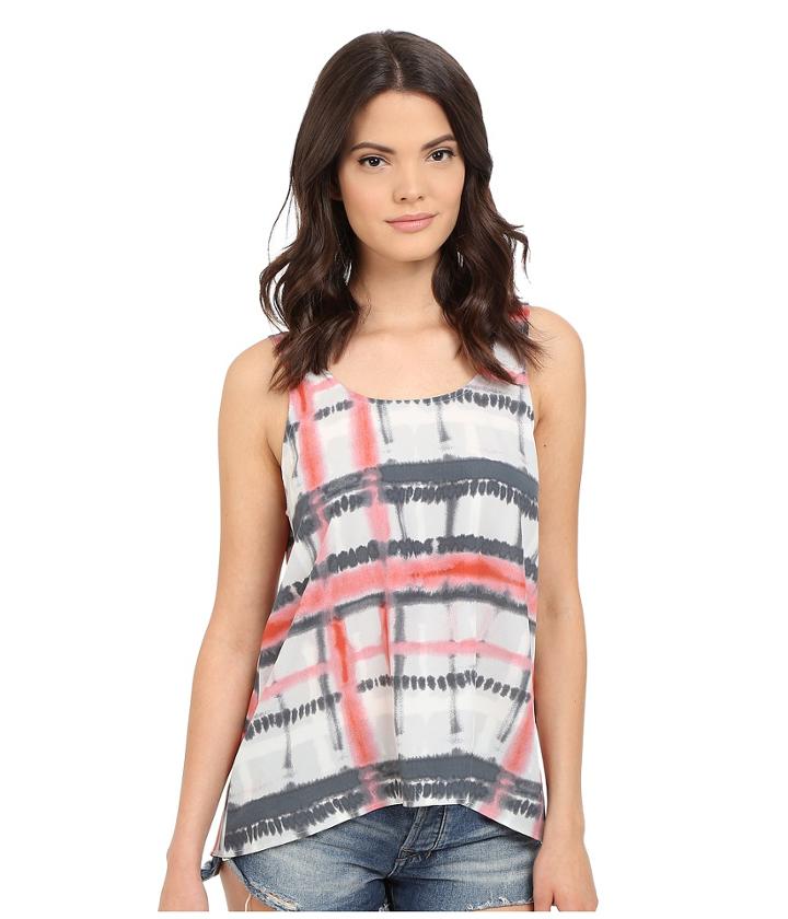 Jack By Bb Dakota - Adelia Tie-dye Plaid Top