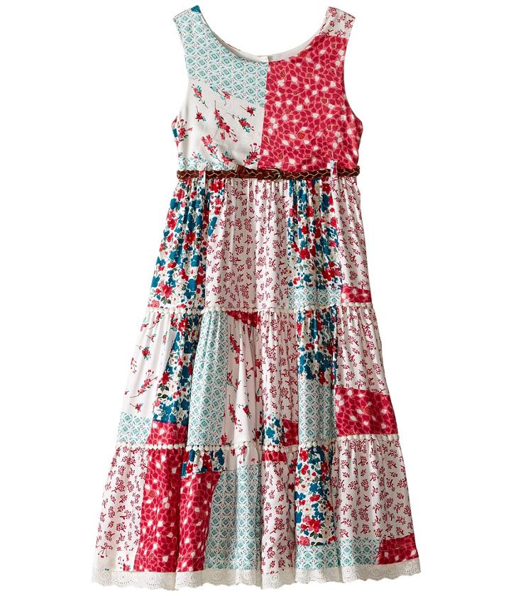 Pumpkin Patch Kids - Patchwork Tiered Dress