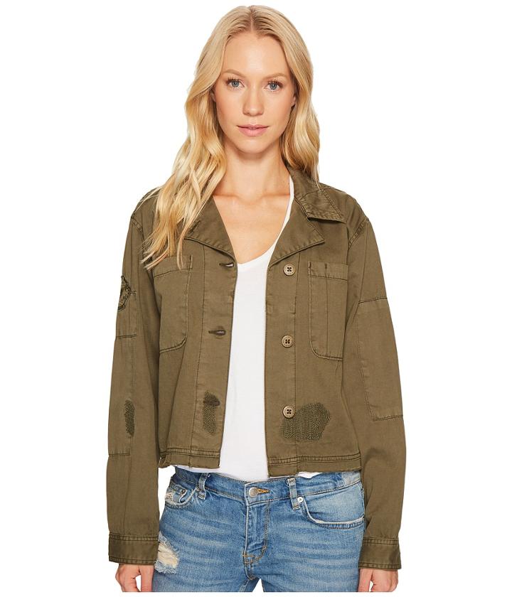 Sanctuary - Lieutenant J Cropped Military Jacket