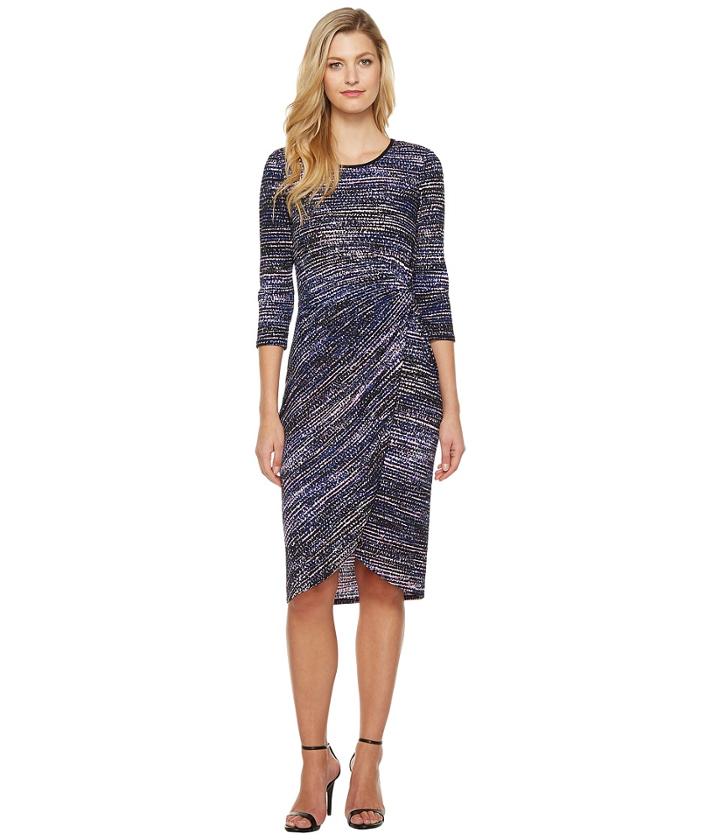 Maggy London - Tweed Weave Novelty Knit Dress