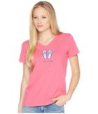 Life Is Good - Classic Flip-flop Crusher Vee Tee