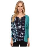 Miraclebody Jeans - Lola Lace-up Tee W/ Body-shaping Inner Shell