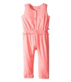 Ikks - Jersey Jumpsuit With Metallic Polka Dots Button Up Front No Snaps