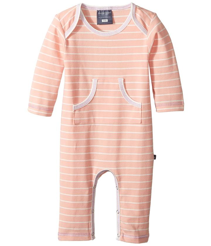 Toobydoo - Peach Party Slim-leg Jumpsuit