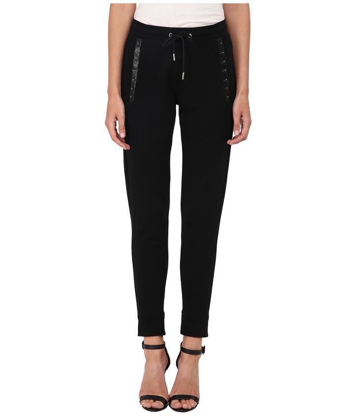 The Kooples - Trousers With Studs And Leather Bands
