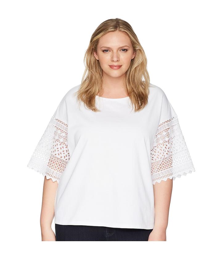 Lauren Ralph Lauren - Plus Size Striped Bell-sleeve Top