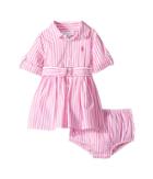 Ralph Lauren Baby - Striped Shirtdress Bloomer