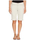 Nydj Petite - Petite Briella Roll Cuff Shorts In Clay