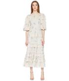 Rebecca Taylor - Long Sleeve Faded Floral Dress