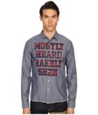 Mostly Heard Rarely Seen - Chambray Shirt With Logo Merrow Stitch