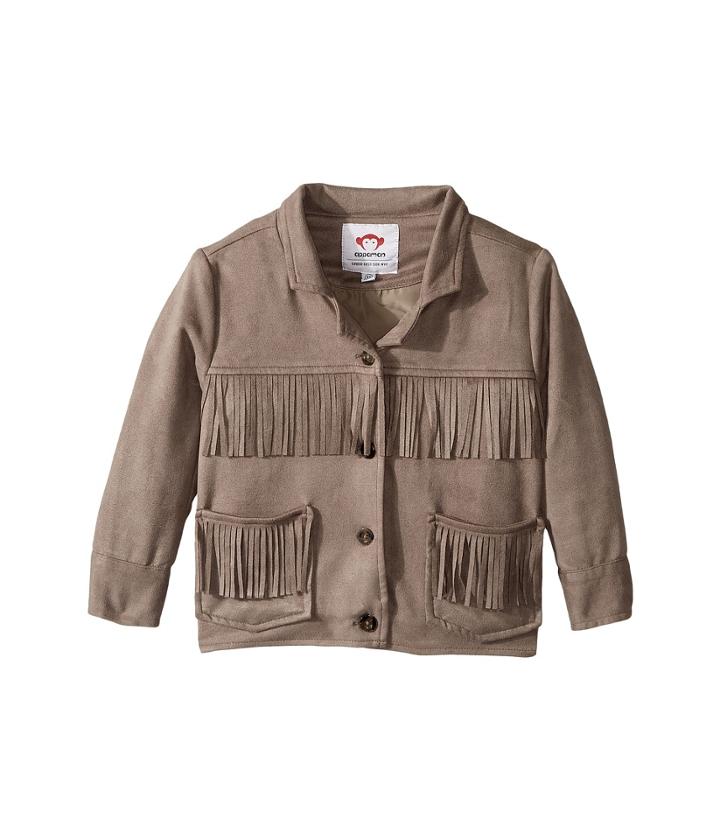 Appaman Kids - Ultra Soft Faux Suede Fringe Jacket