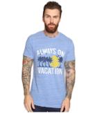 The Original Retro Brand - Always On Vacation Short Sleeve Tri-blend Tee