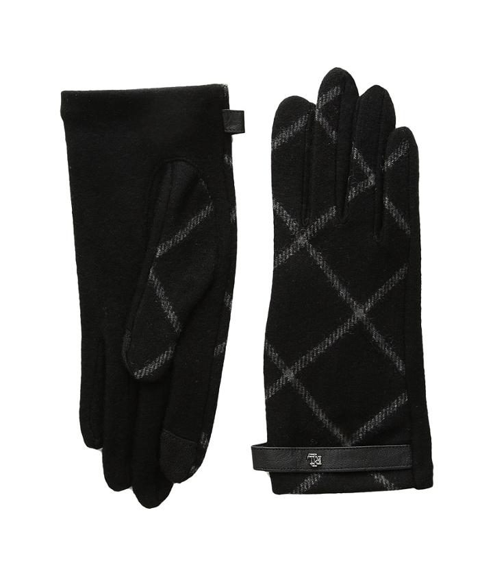 Lauren Ralph Lauren - Plaid Rll Monogram Touch Glove