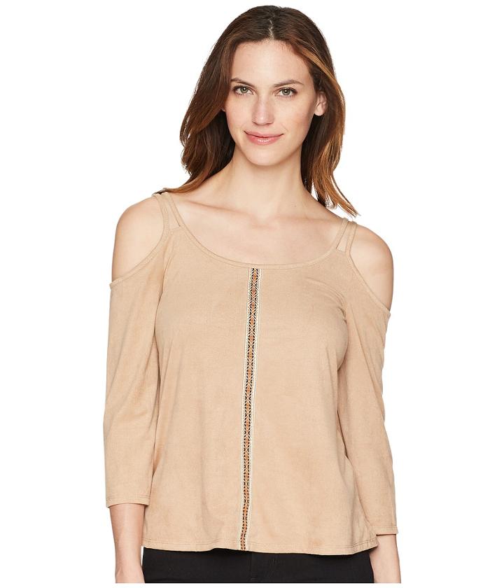 Wrangler - Cold Shoulder Bell Sleeve Top