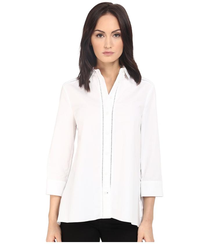 Kate Spade New York - Poplin Ruffle Back Shirt