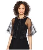 Betsey Johnson - Beaded Floral Capelet