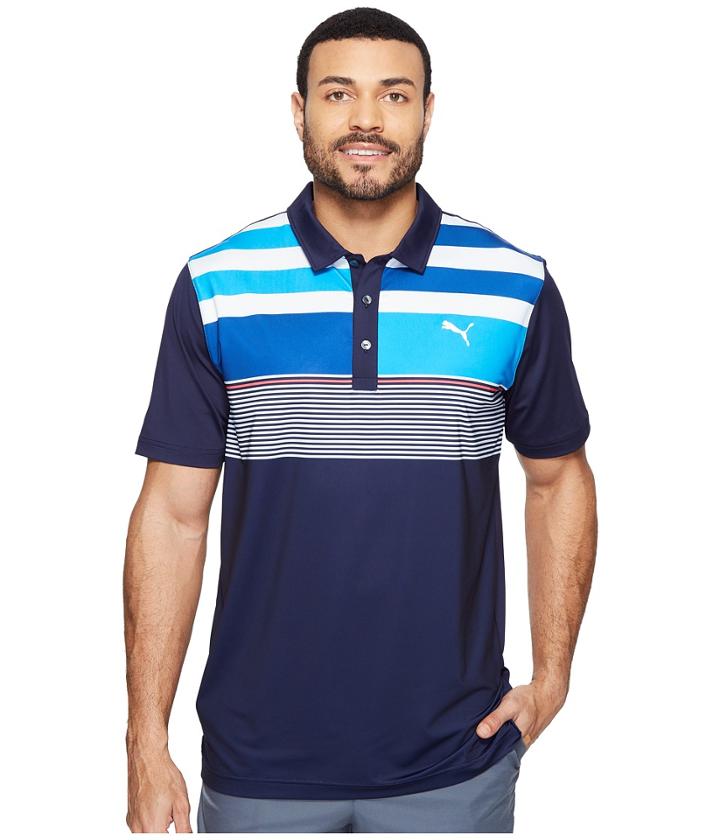 Puma Golf - Road Map Asymmetrical Polo