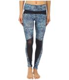Zobha - Fitted Leggings W/ Contrast Blocking