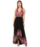 Marchesa Notte - High-low Tulle Gown With Floral Embroidery