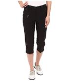 Jamie Sadock - Airwear Light Weight 28.5 Pedal Pusher W/ Front Zipper And Button Closure