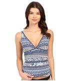 Tommy Bahama - Paisley Over Shoulder Cup Tankini