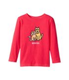 Life Is Good Kids - Besties Cat And Dog Long Sleeve Crusher Tee