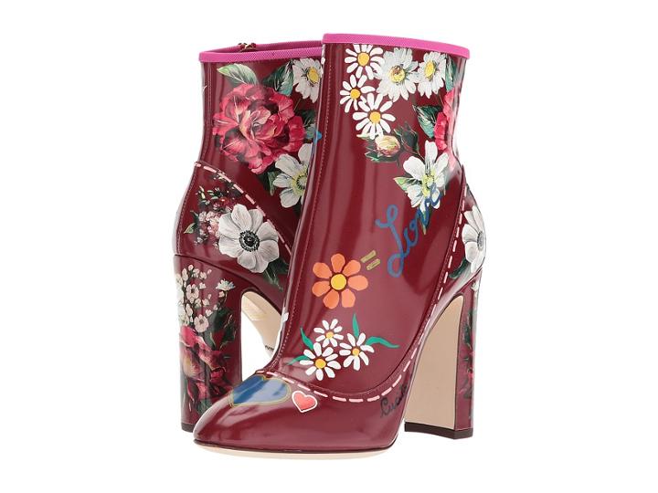 Dolce &amp; Gabbana - Laminato Leather Bootie