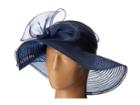 San Diego Hat Company - Drs1010 Derby Round Crown Hat With Organza Oversized Bow
