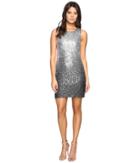 Vince Camuto - Sleeveless Ombre Sequins Sheath Dress