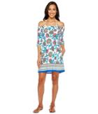 Tommy Bahama - Fira Floral Off The Shoulder Short Dress Cover-up