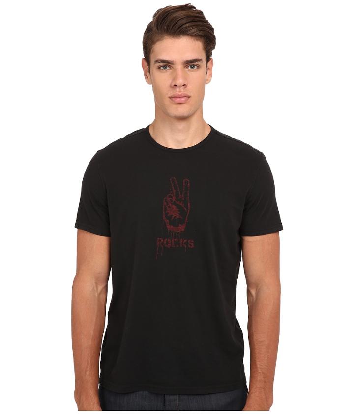 John Varvatos Star U.s.a. - Peace Rocks Graphic Tee K2221r4b