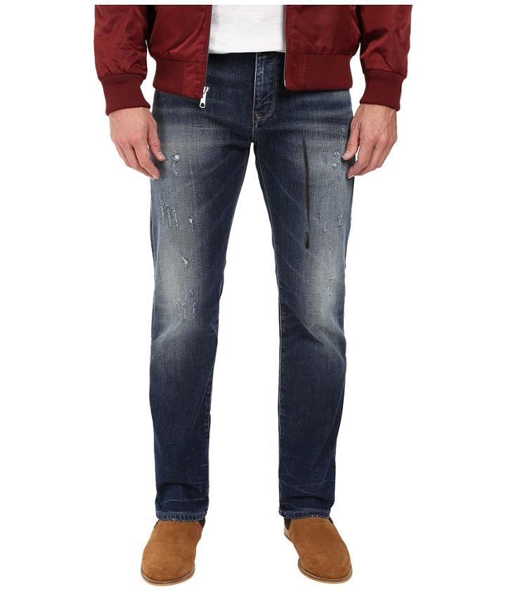 Mavi Jeans - Zach Classic Straight Leg In Dark Used Authentic Vintage